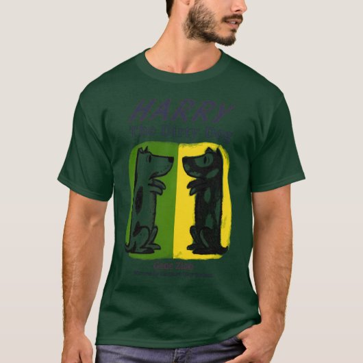 汚れた犬のハリー少年 Tシャツ (正面)