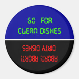 汚れた皿を取り除く マグネット