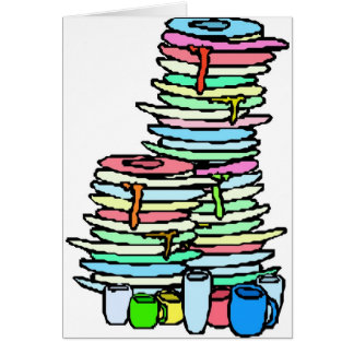 汚れた皿カード