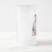 汚れた行為及びDer Dunderの責任者 フロストグラスビールジョッキ (中央)