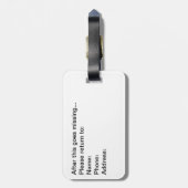 汚れた衣服-黒 ラゲッジタグ (裏面縦)