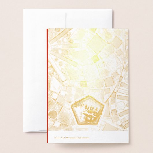 汚れた装飾品 箔カード (裏面封筒付き)