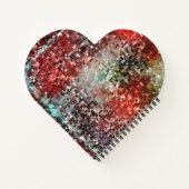 汚れた赤いタイル色あせ汚れた？ ノートブック (裏面)