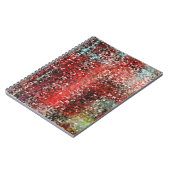 汚れた赤いタイル色あせ汚れた？ ノートブック (左側)