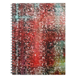 汚れた赤いタイル色あせ汚れた？ ノートブック