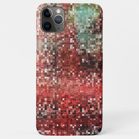 汚れた赤い小さなタイル色あせ汚れた？ Case-Mate iPhoneケース (裏面)