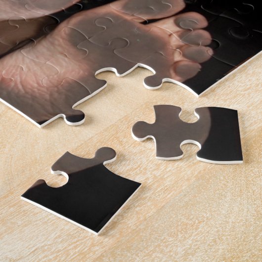 汚れた足 ジグソーパズル (側面)