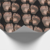 汚れた足 ラッピングペーパー (角)