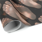 汚れた足 ラッピングペーパー (ロールコーナー)