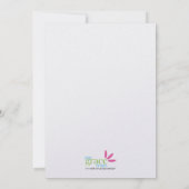 '汚れた食器' ブライダルシャワーの招待状 招待状 (裏面)