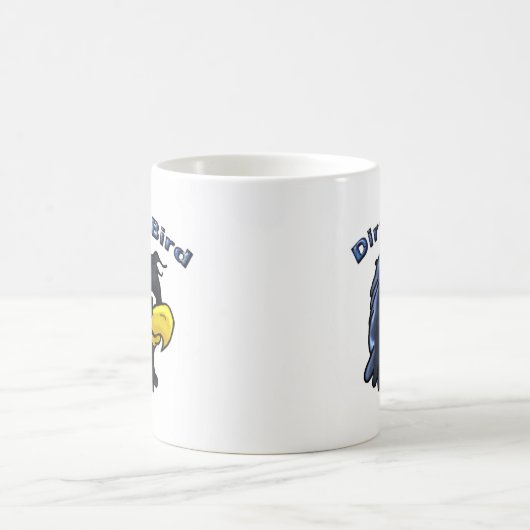 汚れた鳥のコーヒー・マグ コーヒーマグカップ (中央)