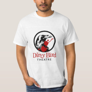 汚れた鳥の劇場(人のティー) Tシャツ