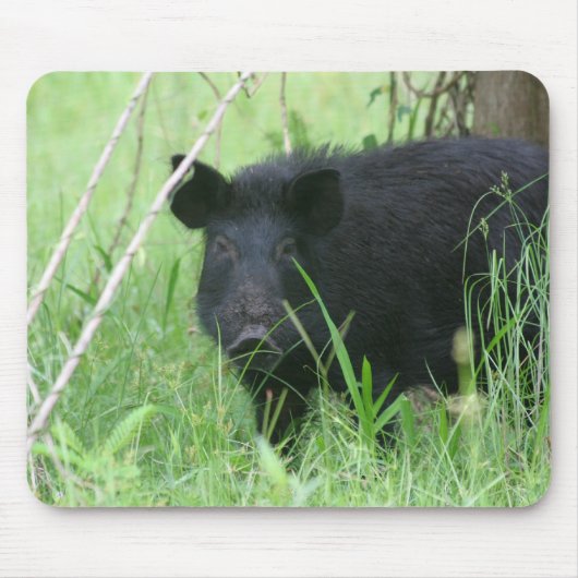 汚れた鼻 マウスパッド (正面)