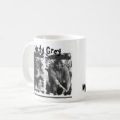 汚れた3箱の信号器のマグ コーヒーマグカップ (正面左)