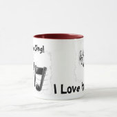 汚れた3箱の信号器のマグ マグカップ (中央)