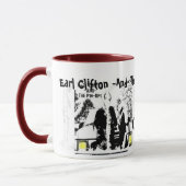 汚れた3箱の信号器のマグ マグカップ (左)