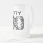 汚れた30の曇らされたガラスのビールのジョッキ フロストグラスビールジョッキ (正面右)