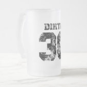 汚れた30の曇らされたガラスのビールのジョッキ フロストグラスビールジョッキ (正面左)