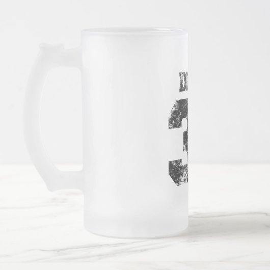 汚れた30の曇らされたガラスのビールのジョッキ フロストグラスビールジョッキ (左)