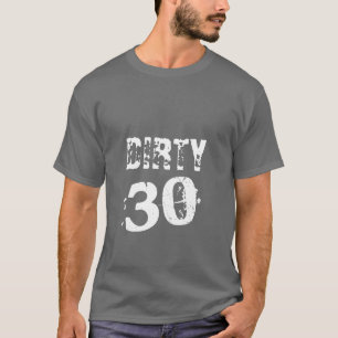 汚れた30暗闇 Tシャツ