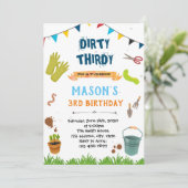汚れた30歳の誕生日テーマ 招待状 (スタンド正面)