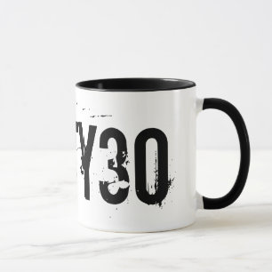 汚れた30第30誕生日のマグ マグカップ