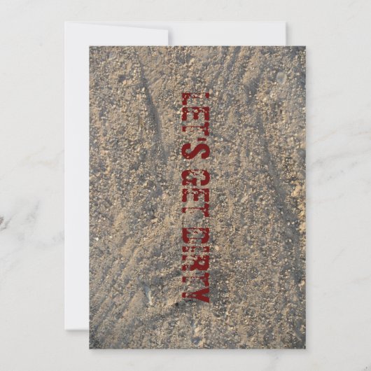 汚れた30第30誕生日 招待状 (裏面)