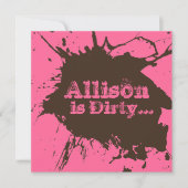 汚れた30 -第30誕生日のパーティの招待状 招待状 (正面)