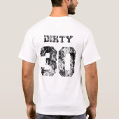 汚れた30 Tシャツ (裏面)