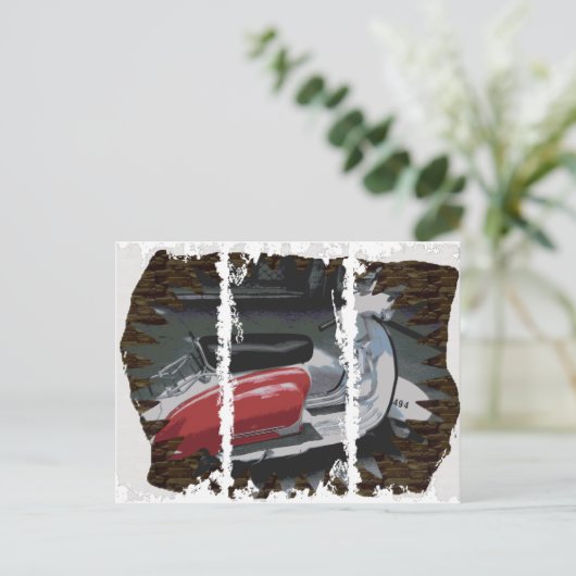 汚れた3Tallは郵便はがきを囲みます ポストカード (スタンド正面)