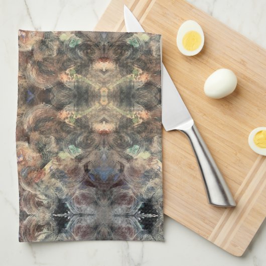 汚れた キッチンタオル (四つ折り)