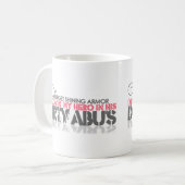 汚れたABU コーヒーマグカップ (正面左)