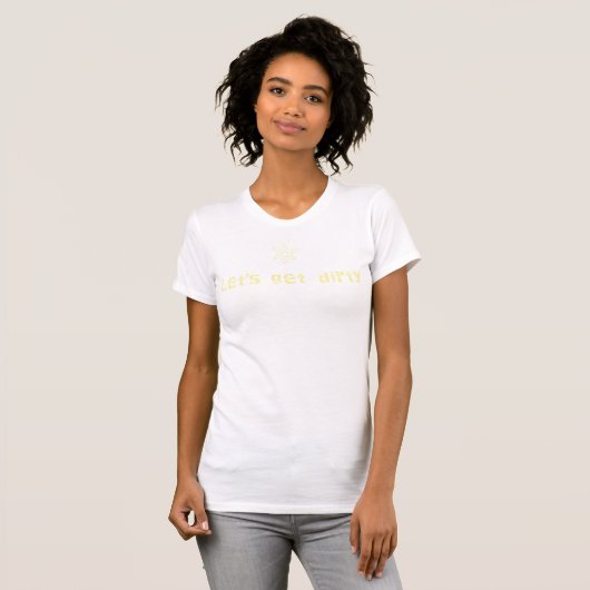 汚れたTシャツを得るために割り当てます Tシャツ (正面フル)