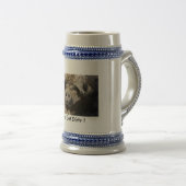 汚れているなるために割り当てます! ビールジョッキ (正面右)