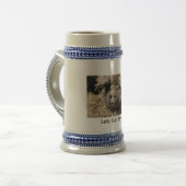 汚れているなるために割り当てます! ビールジョッキ (正面左)