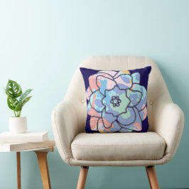 汚れでつくった絵を描花 クッション