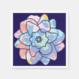 汚れでつくった絵を描花 スタンダードカクテルナプキン