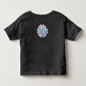 汚れでつくった絵を描花 トドラーTシャツ (裏面)