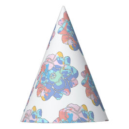 汚れでつくった絵を描花 パーティーハット