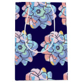 汚れでつくった絵を描花 ミディアムペーパーバッグ (正面)