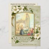 汚れなき聖母マリアよ、全ての身と心と魂とをもって、我らを聖別し給え (正面/裏面)
