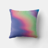 汚れのあるホログラフィックカラフルテクスチャ。サイケド クッション (裏面)