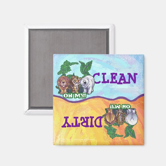 汚れのない皿を汚せ マグネット (正面/裏面)