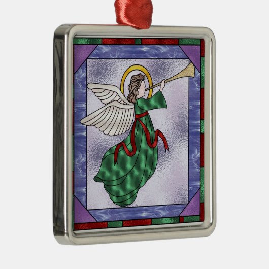 汚れのガラス天使のデザインのクリスマスツリーのオーナメント メタルオーナメント (右)