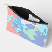 汚れの汚れのパタ絵を描ーン アクセサリーポーチ (見開き)