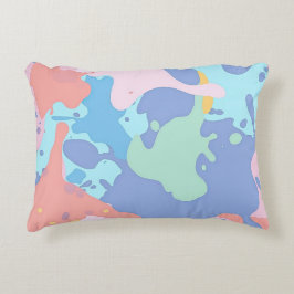 汚れの汚れのパタ絵を描ーン アクセントクッション