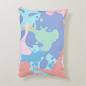 汚れの汚れのパタ絵を描ーン アクセントクッション (裏面(縦))