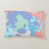 汚れの汚れのパタ絵を描ーン アクセントクッション (裏面)