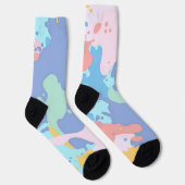 汚れの汚れのパタ絵を描ーン ソックス (右)