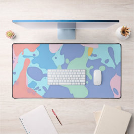 汚れの汚れのパタ絵を描ーン デスクマット